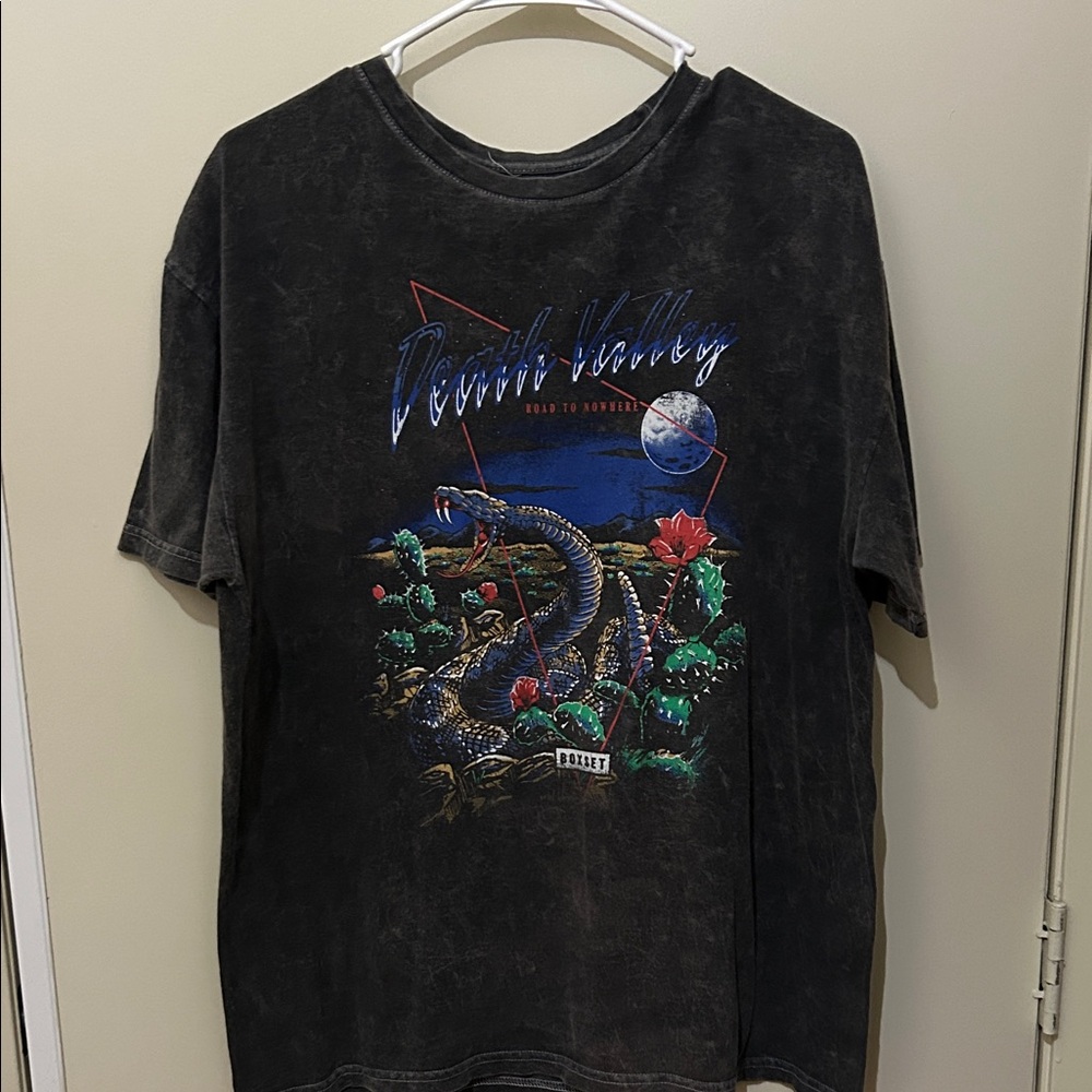 Desert Valley Snake Graphic Tee - Black